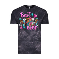 Cloud Black Best Mom Ever Afro Woman Vintage Tee - texasbilliewilder