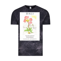 Cloud Black DALI teatro museo figueras Vintage Tee - artisFamous