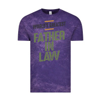 Cloud Purple World's Greatest Father-In-Law - Dad and Grandpa Vintage Tee - artisFamous