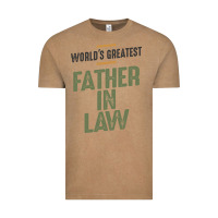 Vintage Coffee World's Greatest Father-In-Law - Dad and Grandpa Vintage Tee - artisFamous