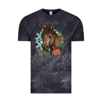 Cloud Black Just A Girl Who Loves Horses Vintage Tee - artisFamous