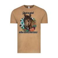 Vintage Camel Just A Girl Who Loves Horses Vintage Tee - artisFamous