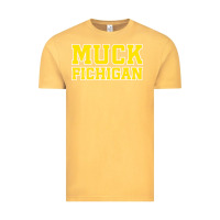 Vintage Mustard muck fichigan Vintage Tee - artisFamous