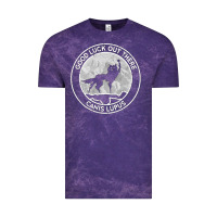 Cloud Purple fantastic mr fox wolf canis mountain Vintage Tee - artisFamous