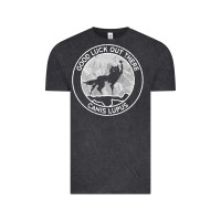 Vintage Black fantastic mr fox wolf canis mountain Vintage Tee - artisFamous