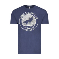 Vintage Denim fantastic mr fox wolf canis mountain Vintage Tee - artisFamous