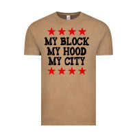 Vintage Coffee my block my hood my city Vintage Tee - artisFamous