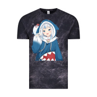 Cloud Black Smile Beautiful Gawr Gura Vintage Tee - artisFamous