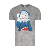 Cloud Rock Smile Beautiful Gawr Gura Vintage Tee - artisFamous