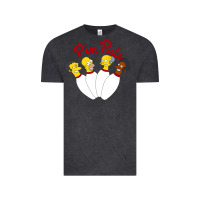 Vintage Black pin pals The Simpsons Vintage Tee - artisFamous