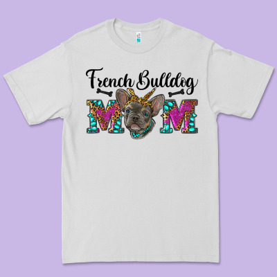 French Bulldog Mom Premium Tee Designed By Ranaportraitstore