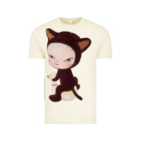 Vintage Arctic Yoshitomo Nara Cute Cat Vintage Tee - artisFamous