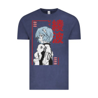 Vintage Denim aesthetic evangelion Vintage Tee - artisFamous