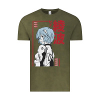 Vintage Olive aesthetic evangelion Vintage Tee - artisFamous