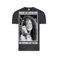 Vintage Black vintage janis arts joplin Vintage Tee - artisFamous