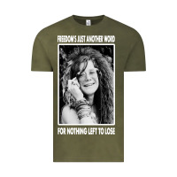 Vintage Olive vintage janis arts joplin Vintage Tee - artisFamous