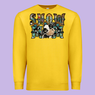 Show Mom Premium Sweatshirt Designed By Sublimationcraftshop