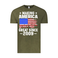 Vintage Olive vintage making america great since 2009 Vintage Tee - artisFamous