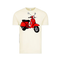 Vintage Arctic classic italian vespa scooter Vintage Tee - artisFamous