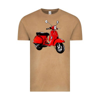 Vintage Camel classic italian vespa scooter Vintage Tee - artisFamous