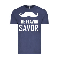Vintage Denim mustache the flavor savor Vintage Tee - artisFamous