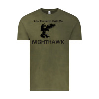 Vintage Olive you have call me nighthawk Vintage Tee - artisFamous