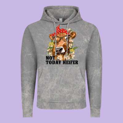 Cute Heifer Vintage Hoodie Designed By Texasbilliewilder