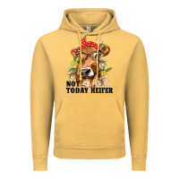 Vintage Mustard Cute Heifer Vintage Hoodie - texasbilliewilder