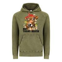 Vintage Olive Cute Heifer Vintage Hoodie - texasbilliewilder
