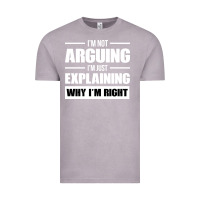 Vintage Zinc I'M NOT ARGUING I'M JUST EXPLAINING WHY I'M RIGHT FUNNY Vintage Tee - artisFamous