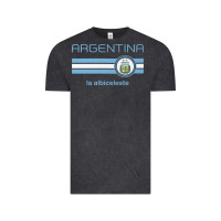Vintage Black soccer argentina jersey argentinian football la albiceleste Vintage Tee - artisFamous