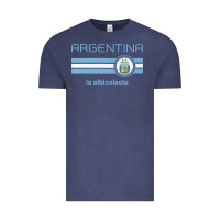 Vintage Denim soccer argentina jersey argentinian football la albiceleste Vintage Tee - artisFamous