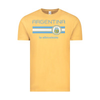 Vintage Mustard soccer argentina jersey argentinian football la albiceleste Vintage Tee - artisFamous