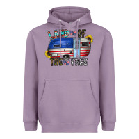 Lavender land of the free Heavyweight Hoodie - CowhideDigitalArt