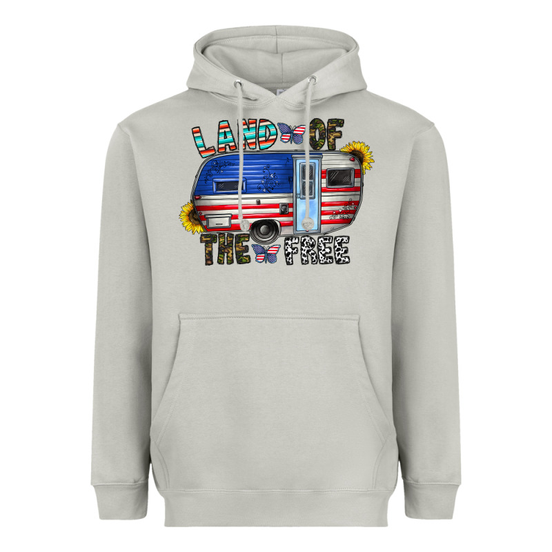 Land Of The Free Heavyweight Hoodie by CowhideDigitalArt | Teevron