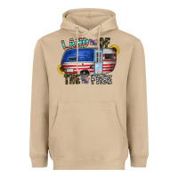 Mushroom land of the free Heavyweight Hoodie - CowhideDigitalArt