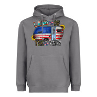 Storm land of the free Heavyweight Hoodie - CowhideDigitalArt