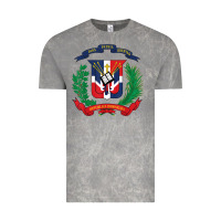 Cloud Rock dominican republic flag national emblem republica dominicana t shirt Vintage Tee - artisFamous