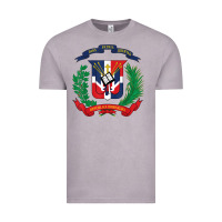 Vintage Zinc dominican republic flag national emblem republica dominicana t shirt Vintage Tee - artisFamous