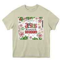 Mossy christian christmas  jesus the reason Heavy Core Tee - MaliasSmallBusiness