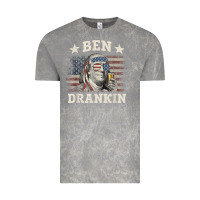 Cloud Rock Ben Drankin 4th of July Patriotic Funny T-Shirt Vintage Tee - artisFamous