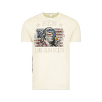 Vintage Arctic Ben Drankin 4th of July Patriotic Funny T-Shirt Vintage Tee - artisFamous