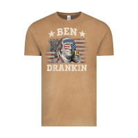 Vintage Camel Ben Drankin 4th of July Patriotic Funny T-Shirt Vintage Tee - artisFamous