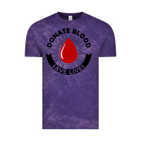 Cloud Purple donate blood save lives blood donor Vintage Tee - artisFamous
