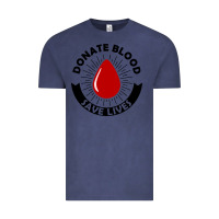 Vintage Denim donate blood save lives blood donor Vintage Tee - artisFamous