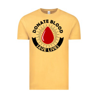 Vintage Mustard donate blood save lives blood donor Vintage Tee - artisFamous