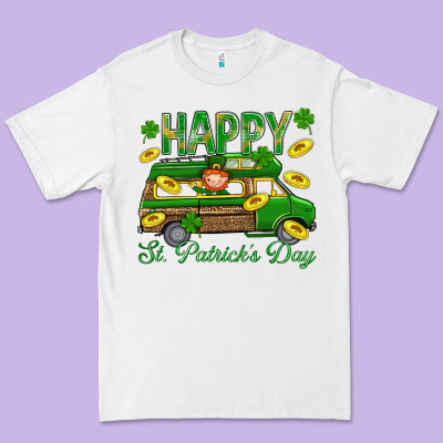 Happy St. Patricks Day Premium Tee Designed By Bundleandbundleshop