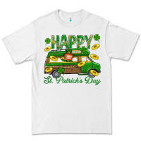 White Happy St. Patricks Day Premium Tee - BundleAndBundleShop