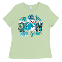 Matcha up to snow good and cute snowman Ladies Tee - BundleAndBundleShop