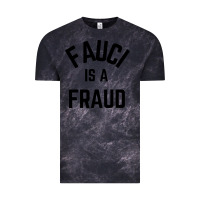 Cloud Black fauci is a fraud Vintage Tee - artisFamous